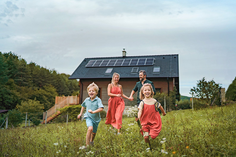 Photovoltaik in Braunschweig Familie